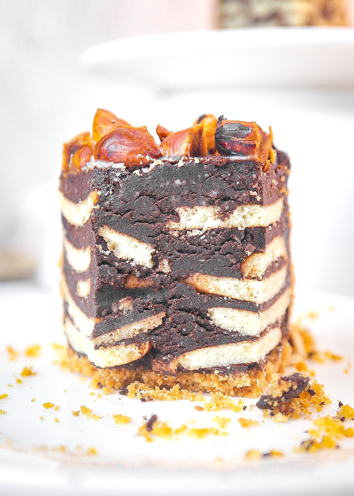 Nutella Butter Cookie Tart Cake