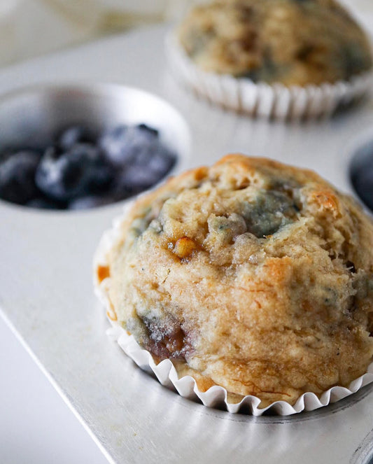 Banana Blueberry Muffins