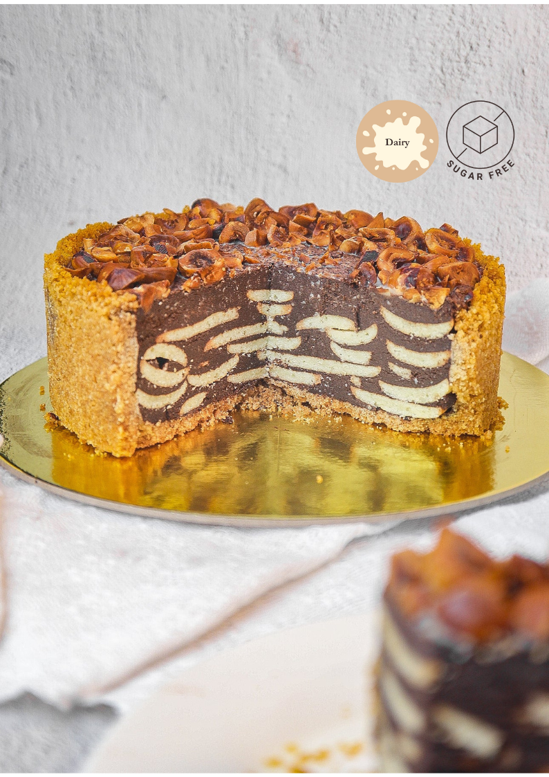 Nutella Butter Cookie Tart Cake